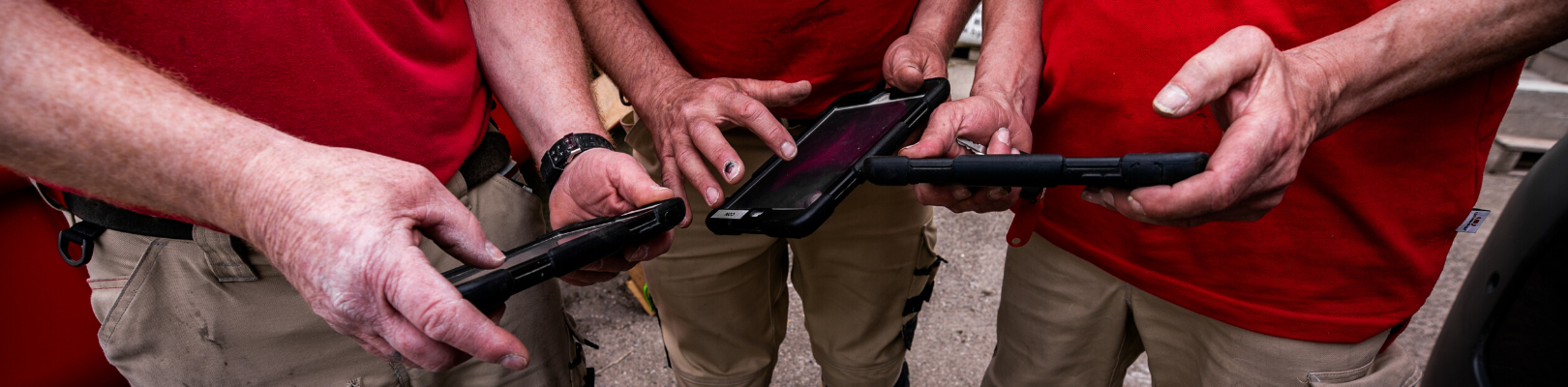 Materieel app voor de bouw van kraan